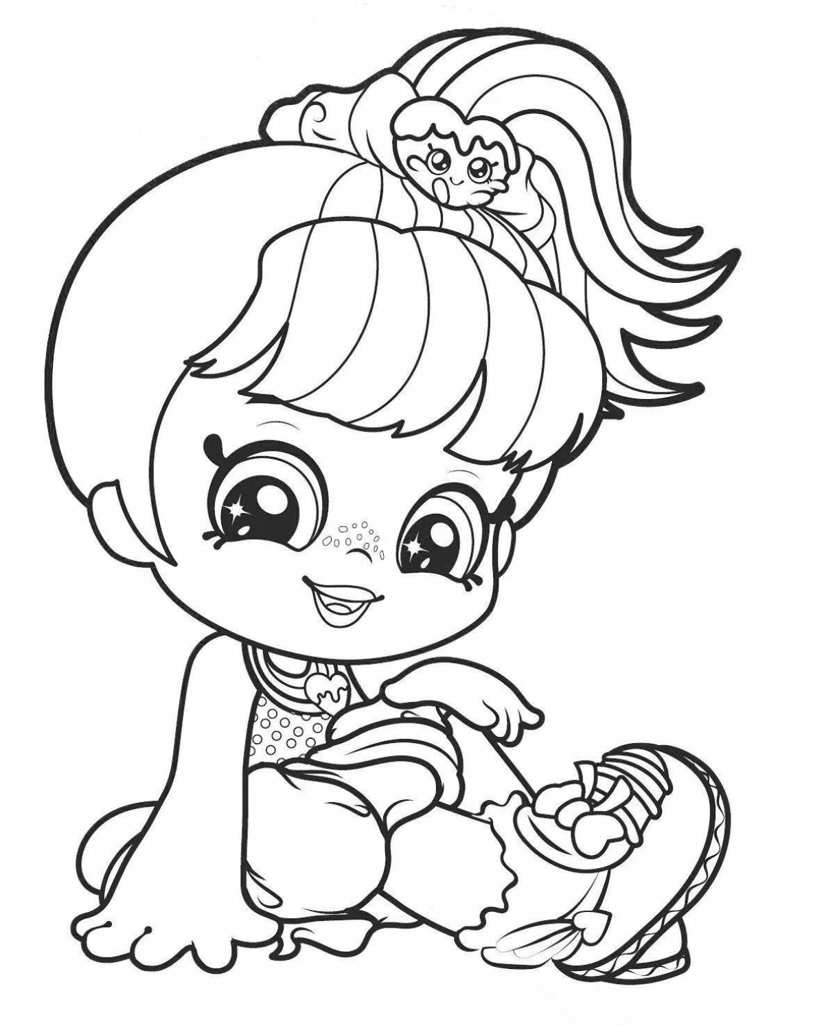 Sweet candy coloring pages for kids