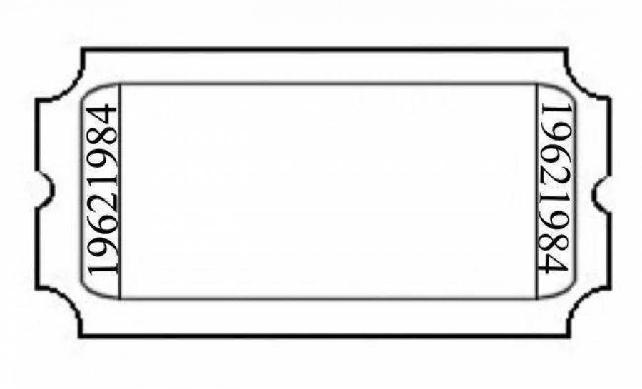 Картинки раскраски билет