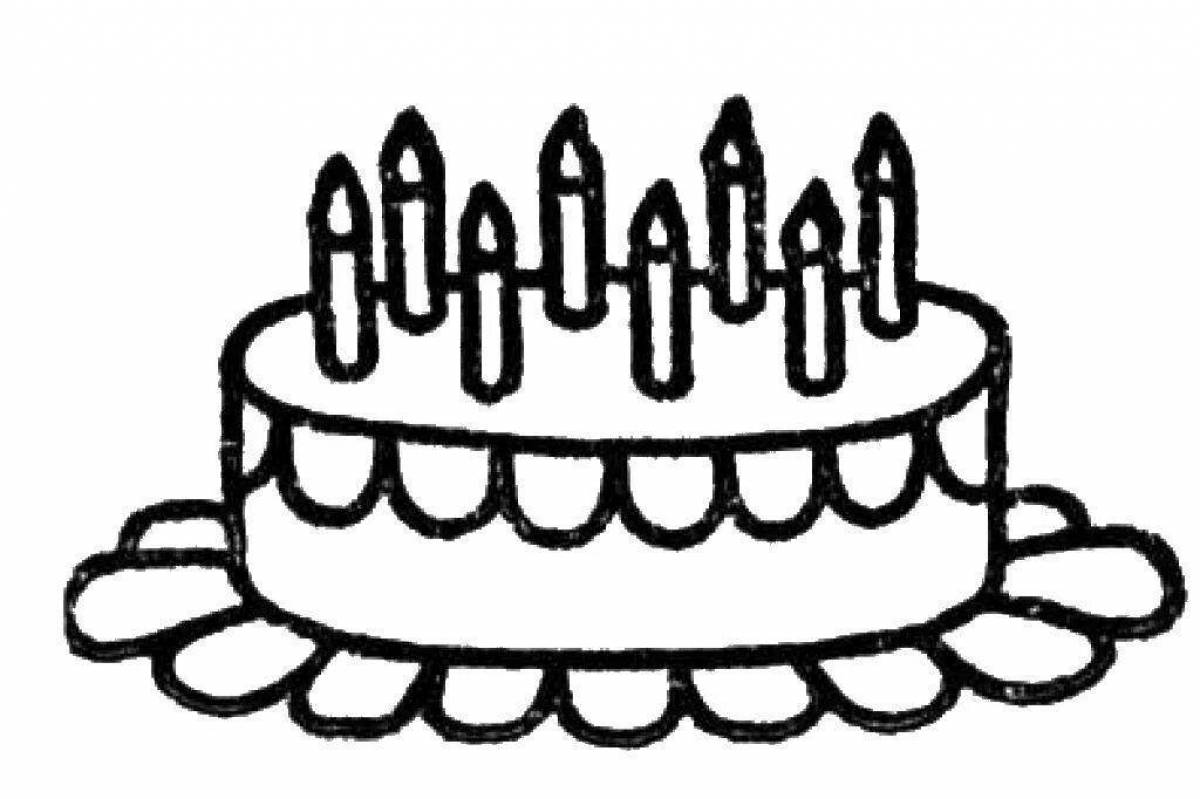 Распечатать картинку на торт. Тортик. Раскраска. Раскраска торт на день рождения. Торт на день рождения раскраска для детей. Раскраска торт со свечами.