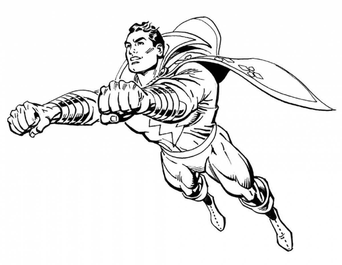 Super strikers funny coloring pages