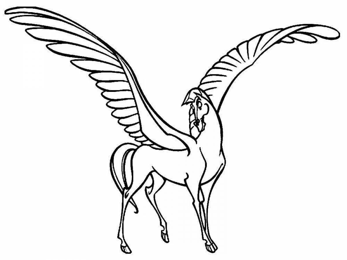 Pegasus unicorn live coloring