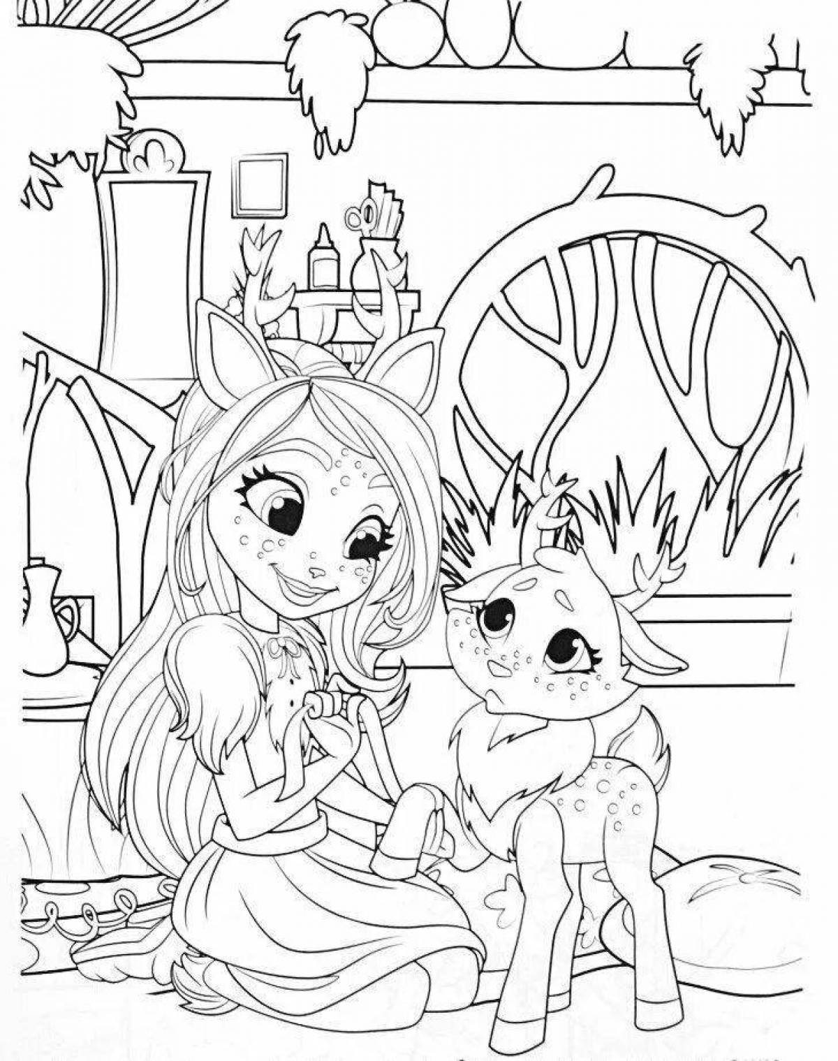 Incantimuls animated coloring page