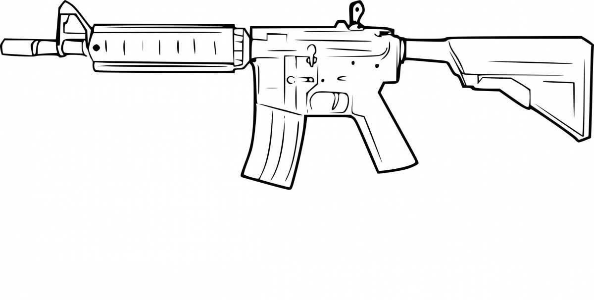 Incredible standoff 2 skins coloring page