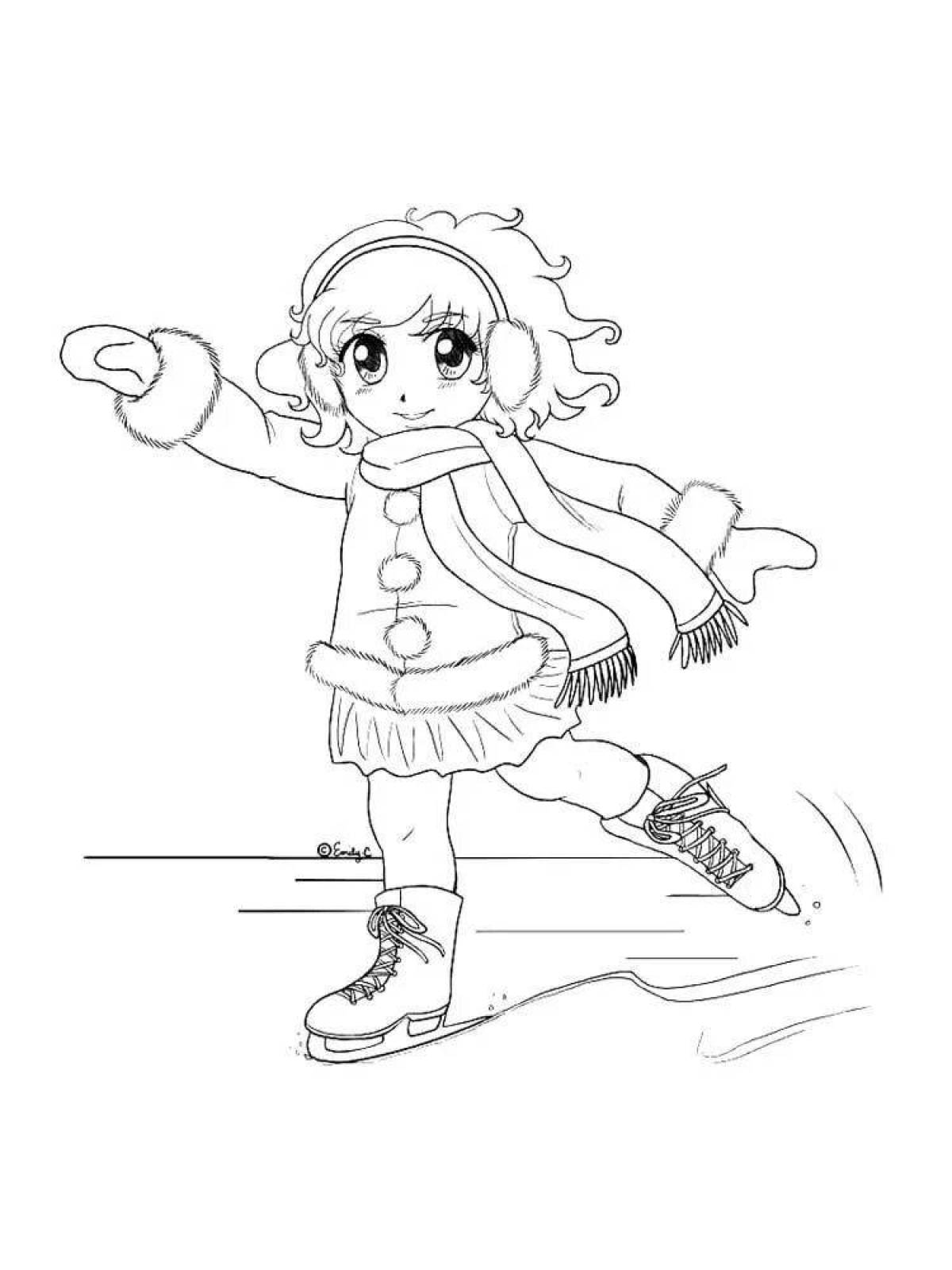 Skating girl #4