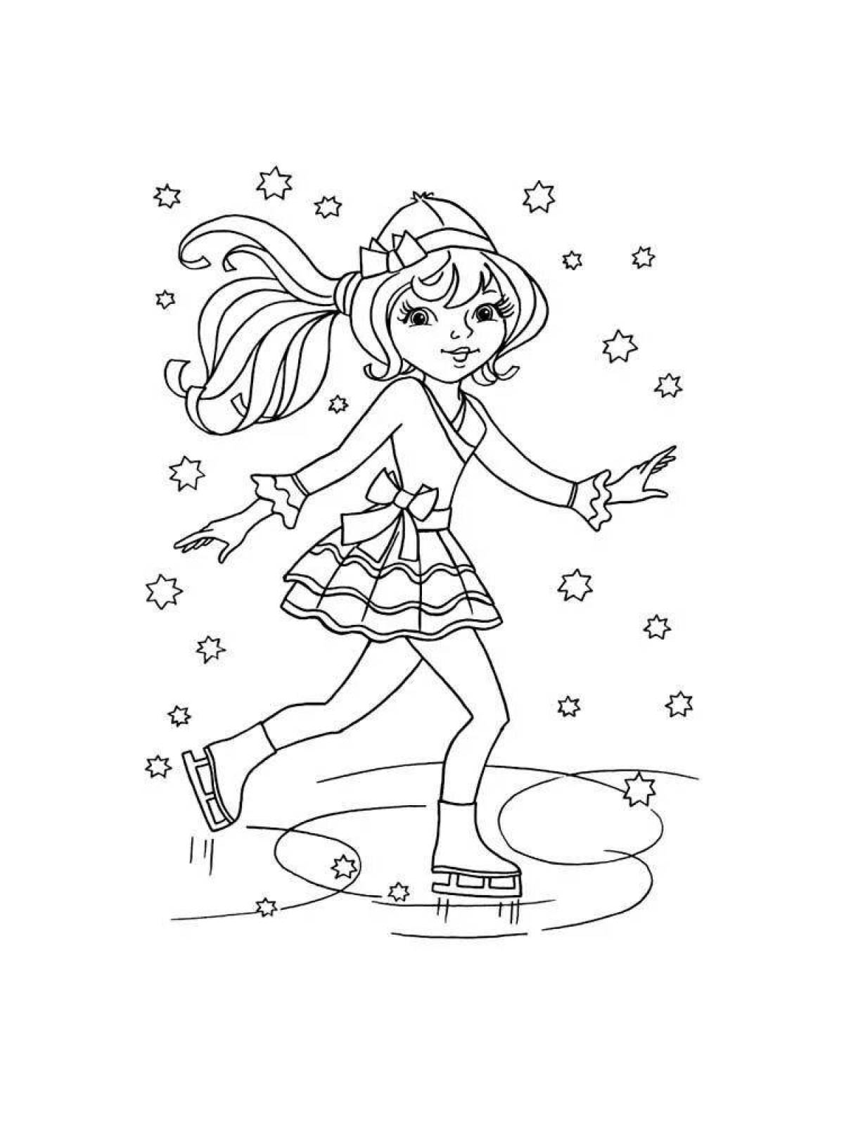 Skating girl #7