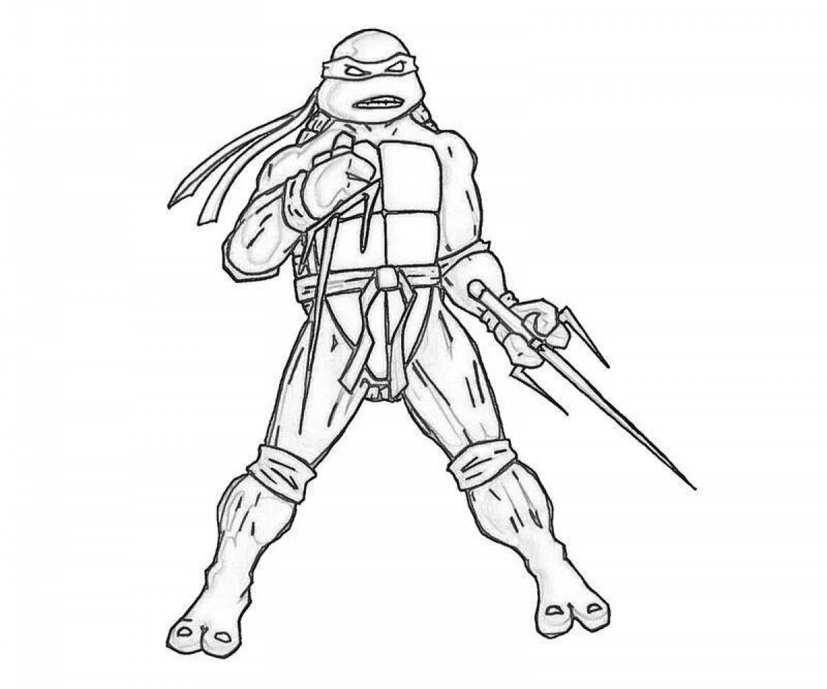 Raphael's Cute Teenage Mutant Ninja Turtles coloring page