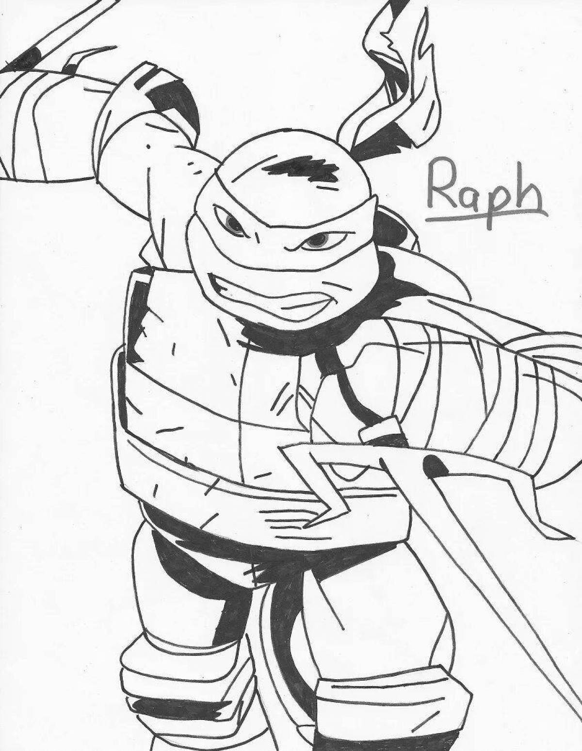 Raphael's wonderful Teenage Mutant Ninja Turtles
