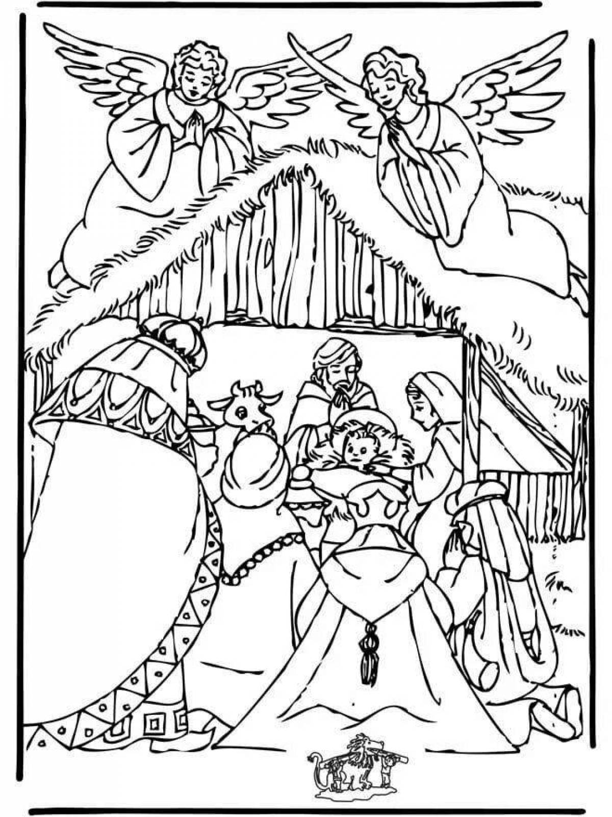 Amazing Christmas coloring pages for kids orthodoxy