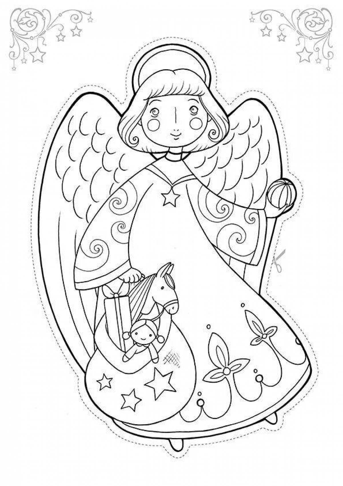 Christmas majestic coloring pages for kids orthodoxy