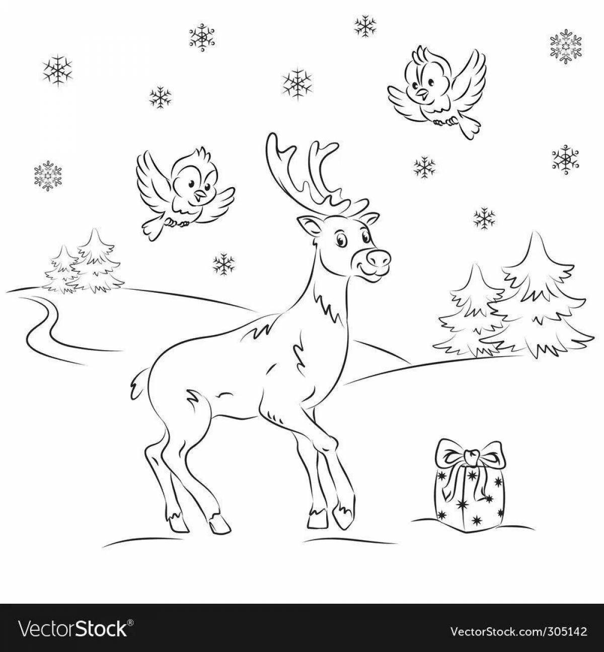 Children's silver hoof coloring book for kids
