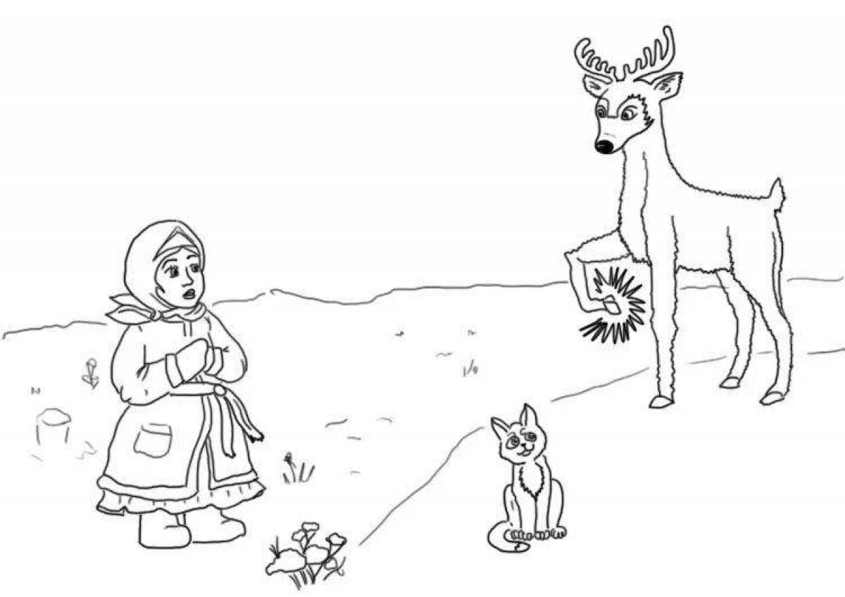 Color-frenzy silver hoof coloring page for kids