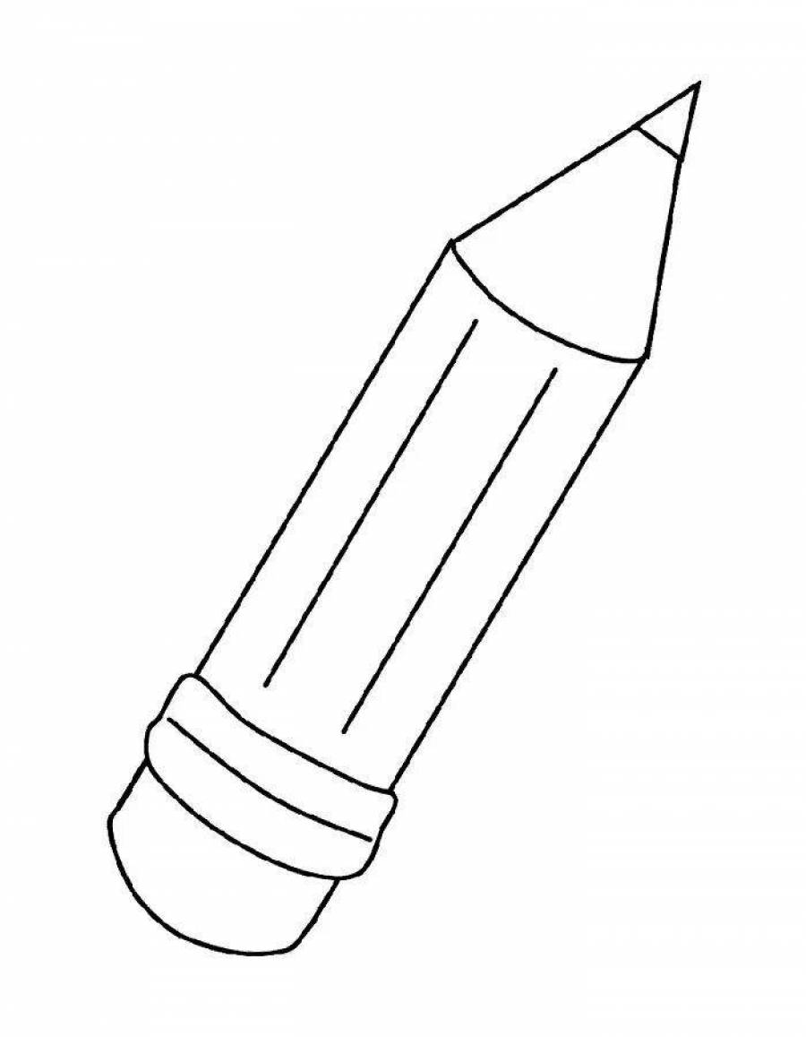 Изображение карандаша для детей