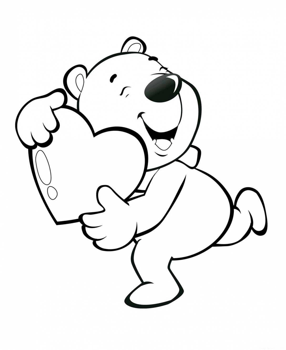 Раскраска "мишки". Раскраска медвежонок с сердечком. Раскраска мишка с сердечком. Раскраска медвежонок с сердечком. Раскраска медвежонок с сердечком.