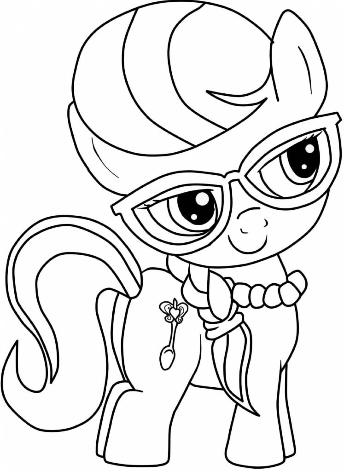 Ponyville coloring pages printable