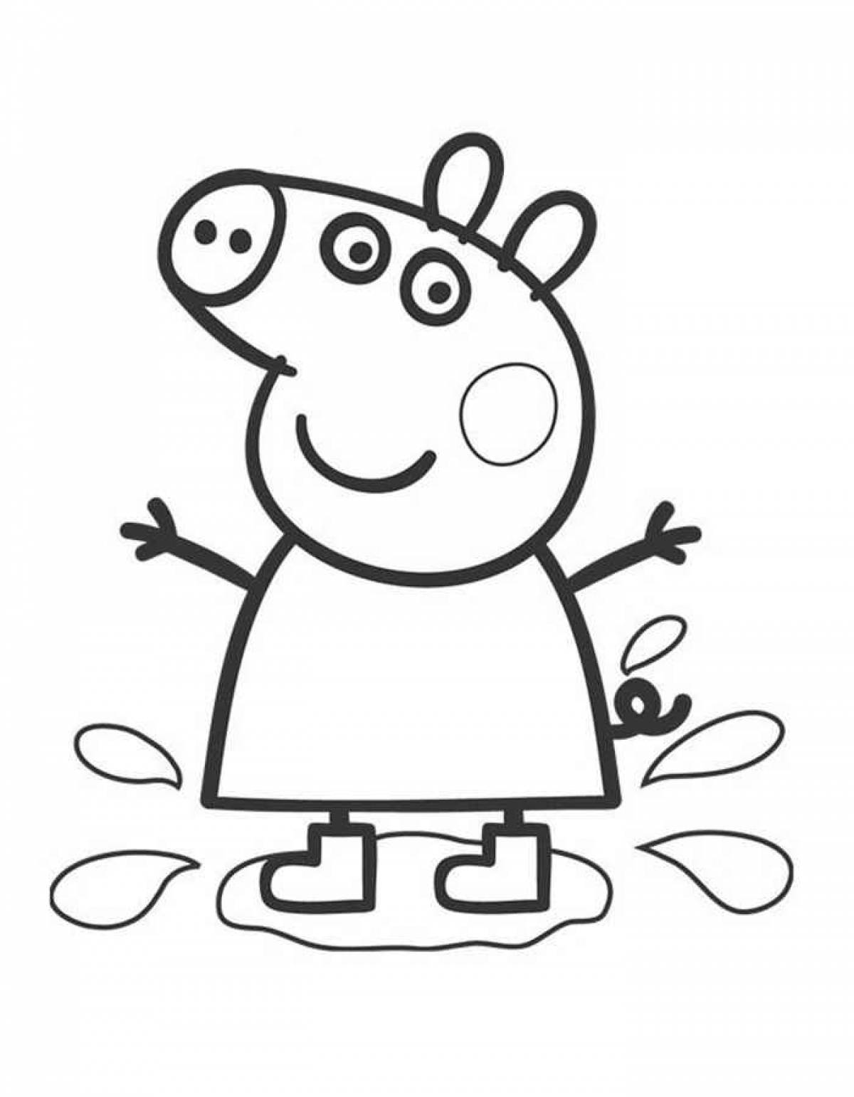 Peppa pig coloring book