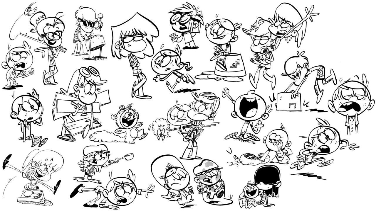 My Loud House coloring page