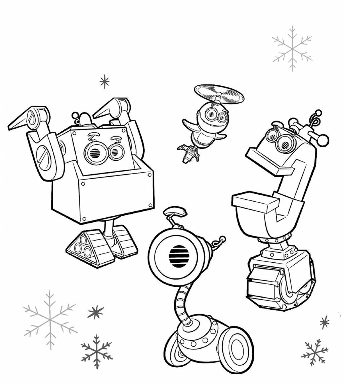 Grow Mechanic Coloring Pages