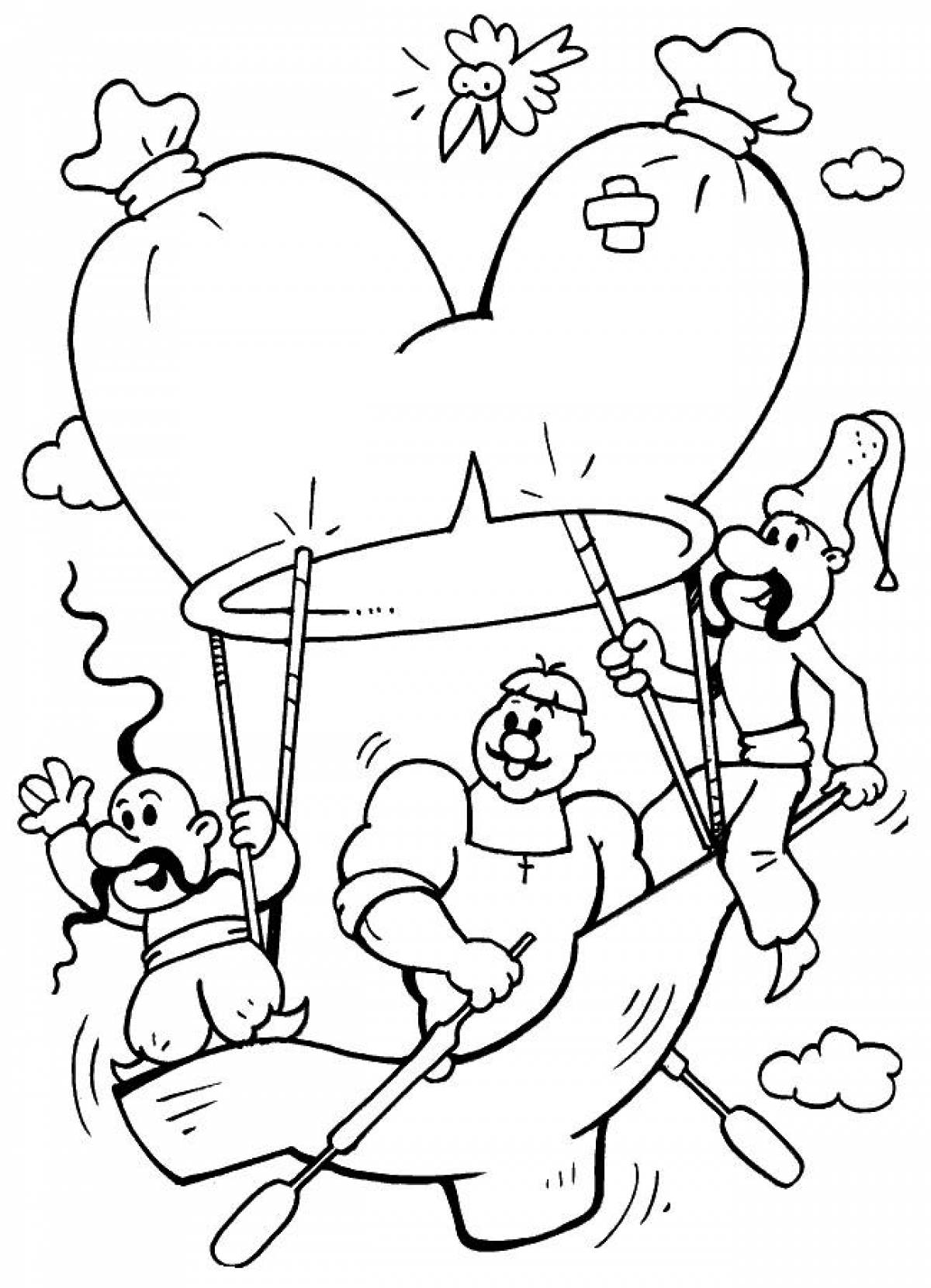 Cossacks coloring page