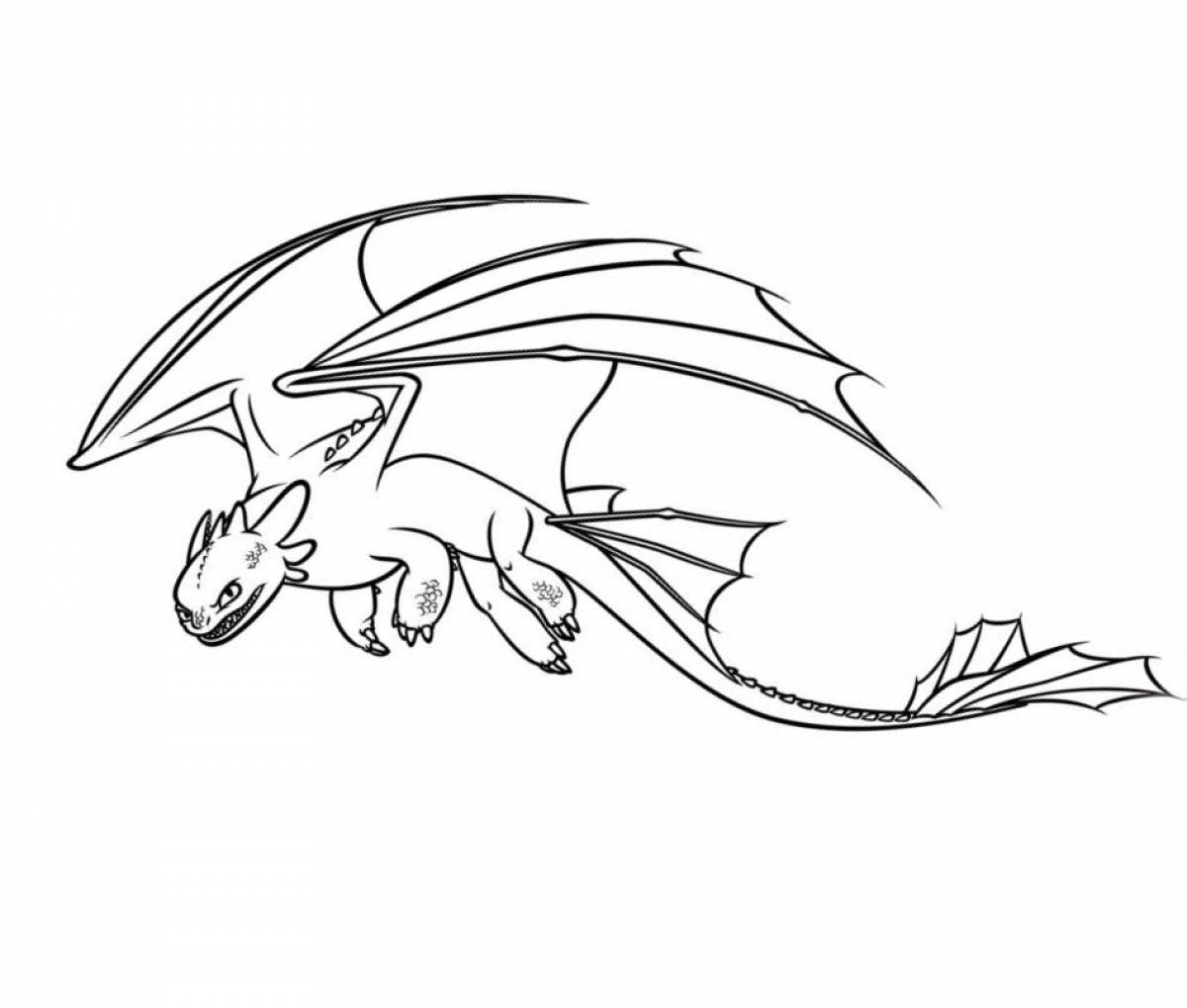 Toothless coloring book
