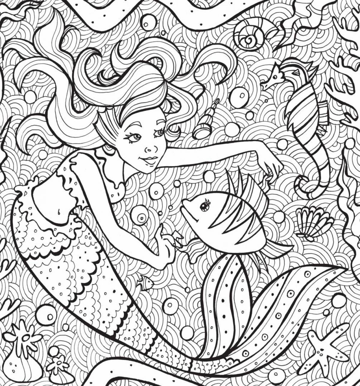 Photo Antistress for girls mermaid