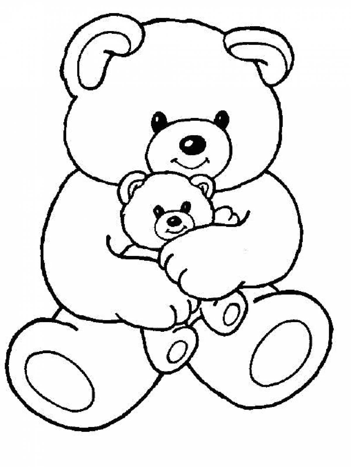 Photo Teddy bear with teddy bear