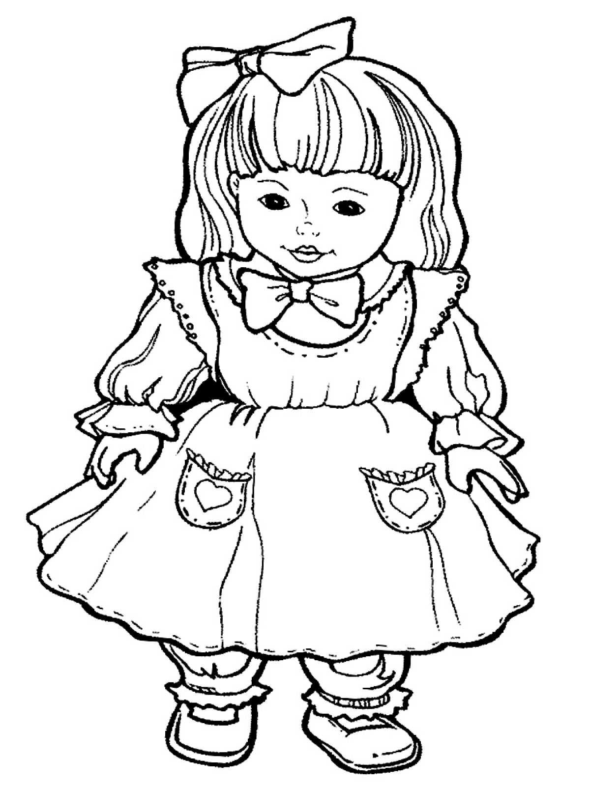 Фото Кукла в платьице