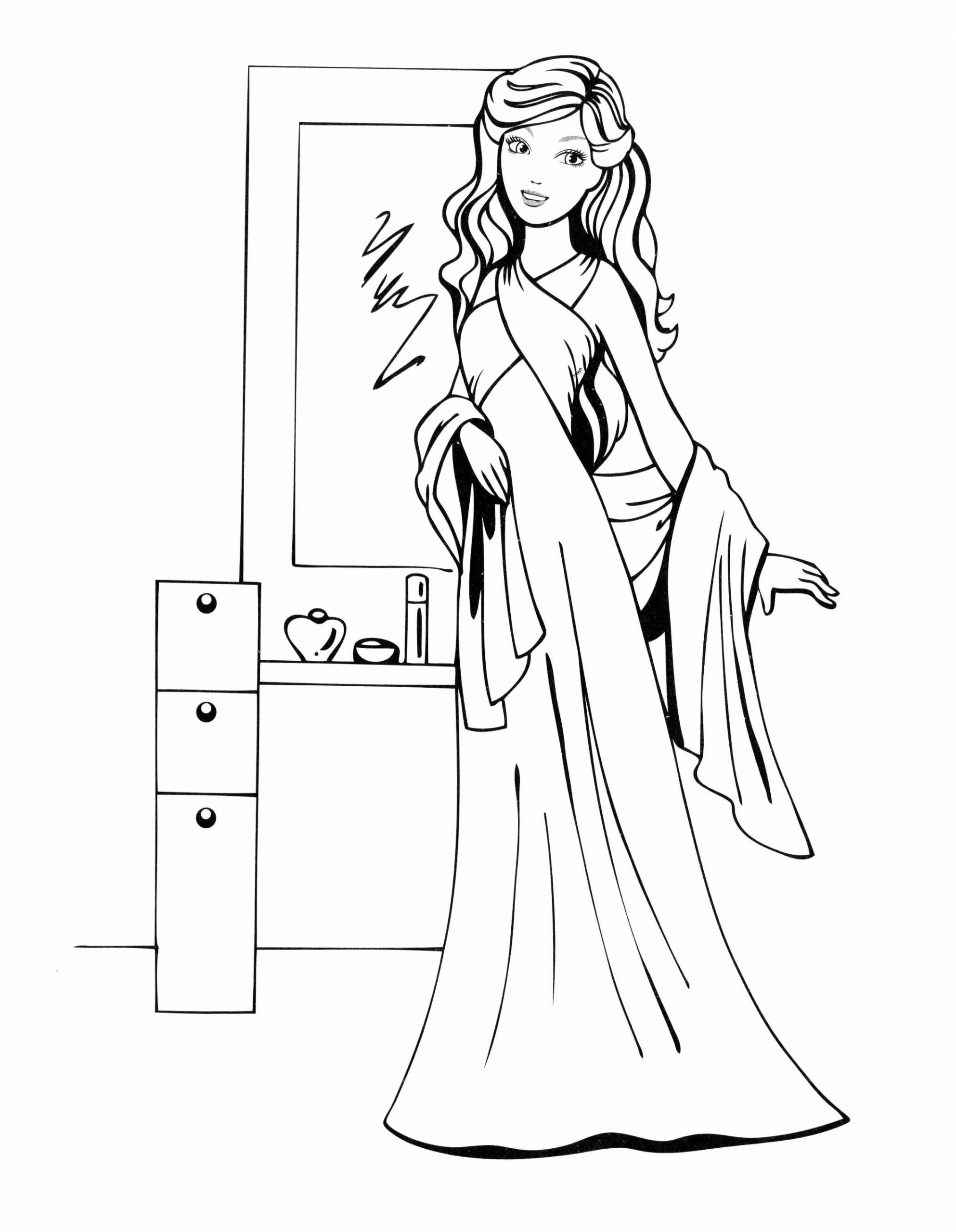 Photo Coloring pages for girls