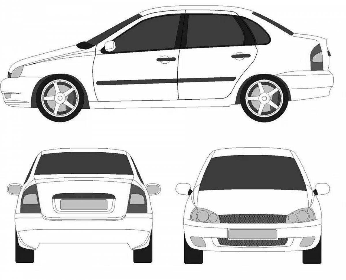 Lada Kalina Blueprint