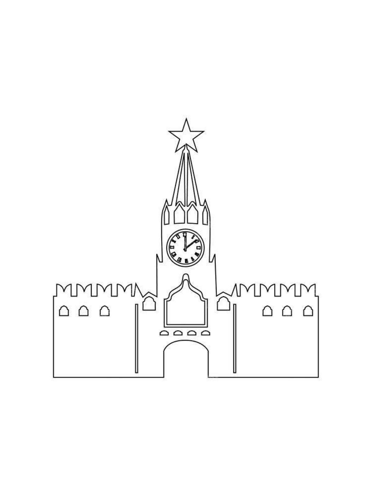 Спасская башня кремлярисоаание