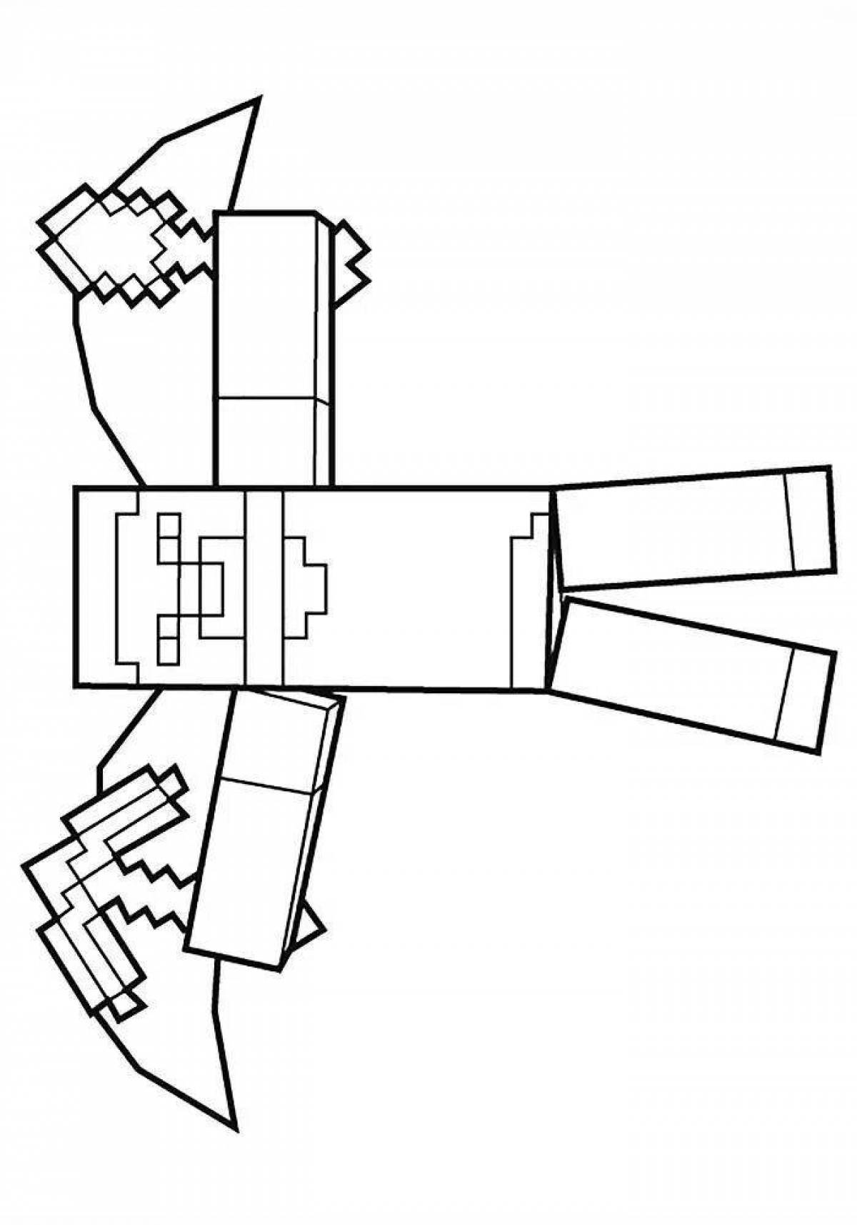 Алекс майнкрафт картинки раскраски