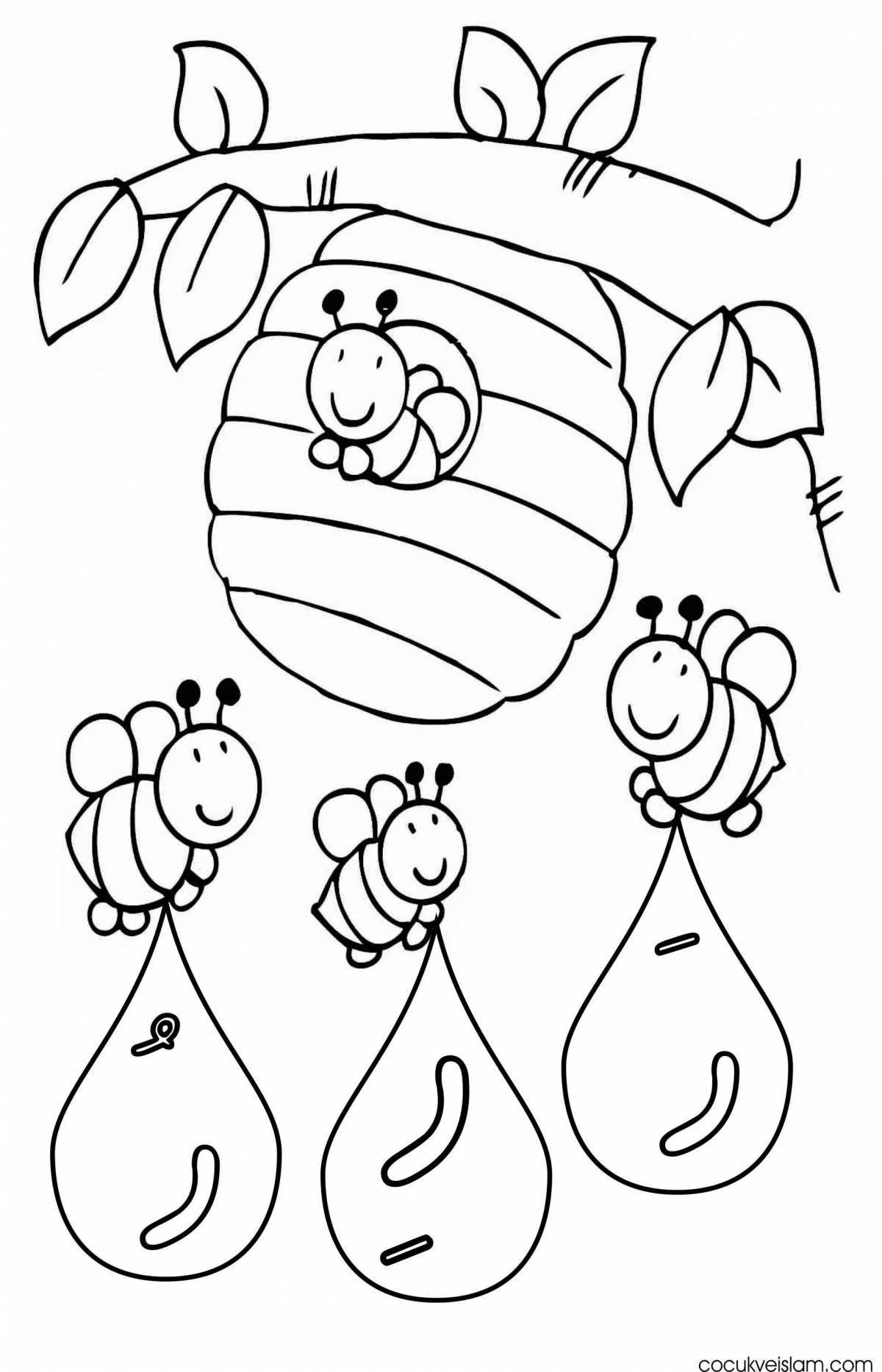 Coloring beehive
