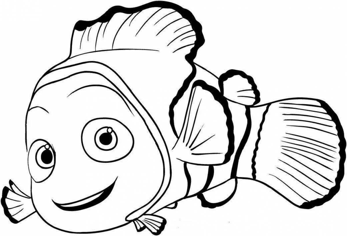 Cute dory coloring