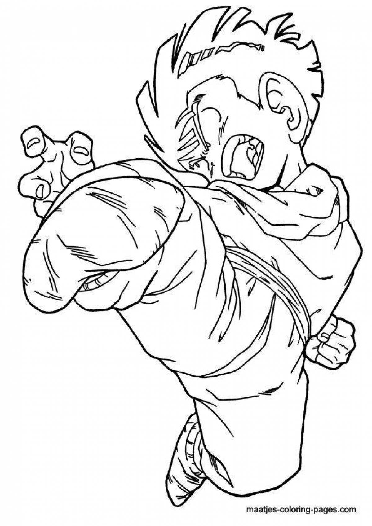 Игристая страница раскраски fujitsu
