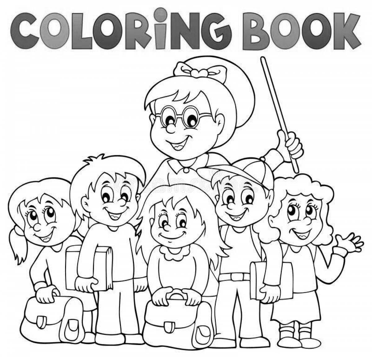 Playful coloring my class