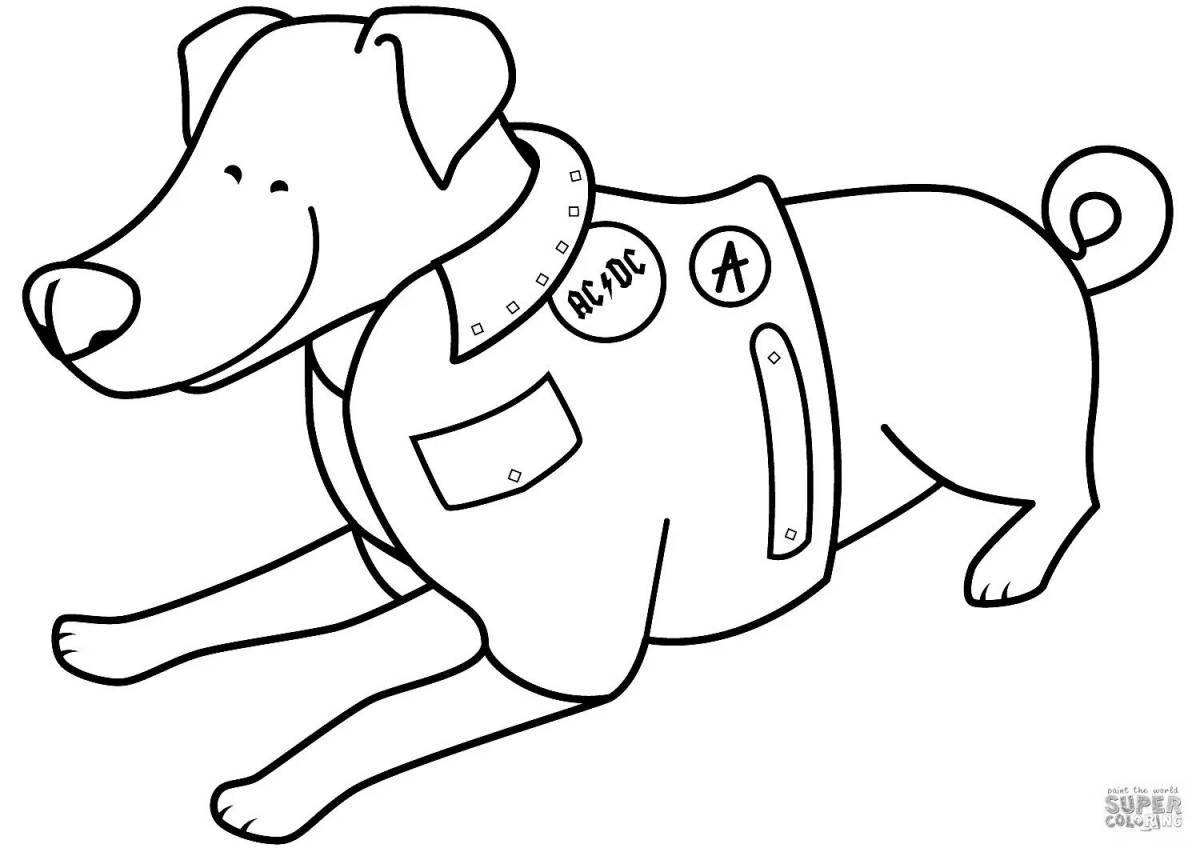 Living jack russell terrier coloring book
