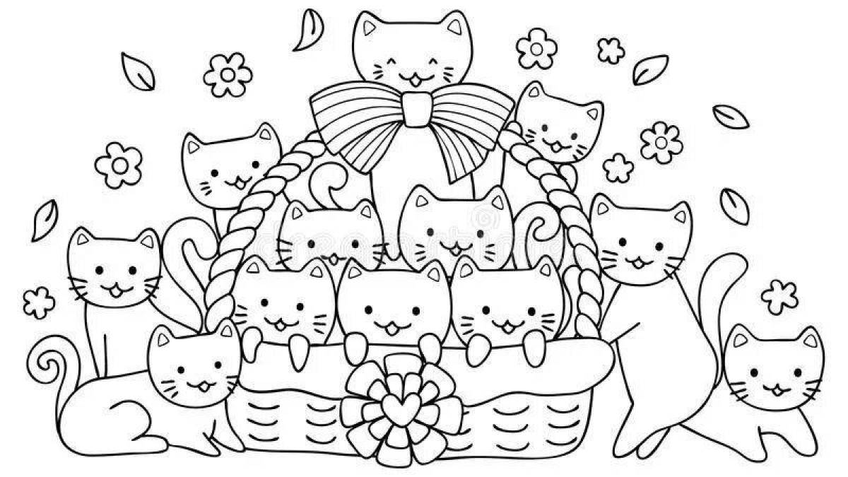 Kittens in basket #2