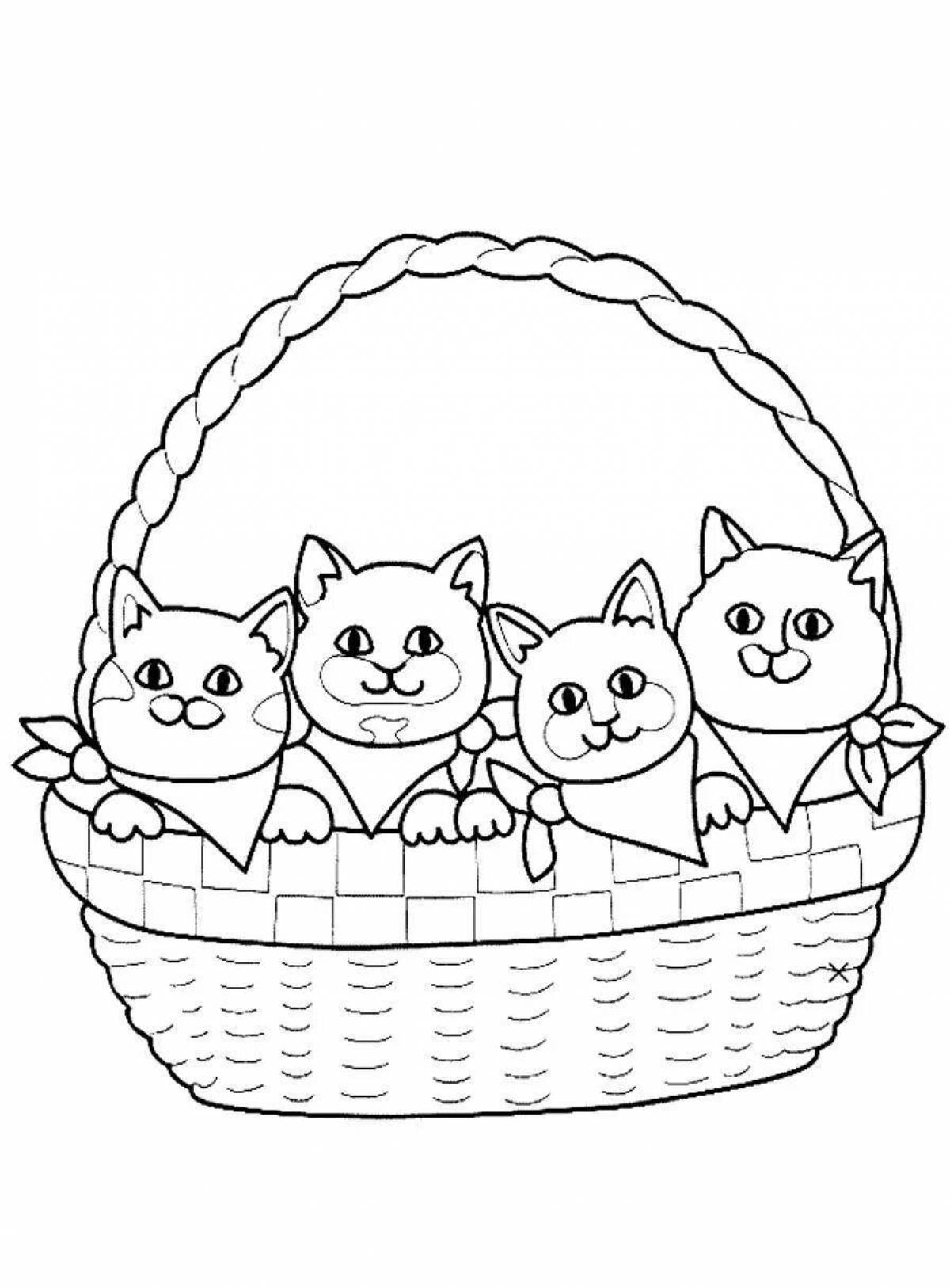 Kittens in a basket #6
