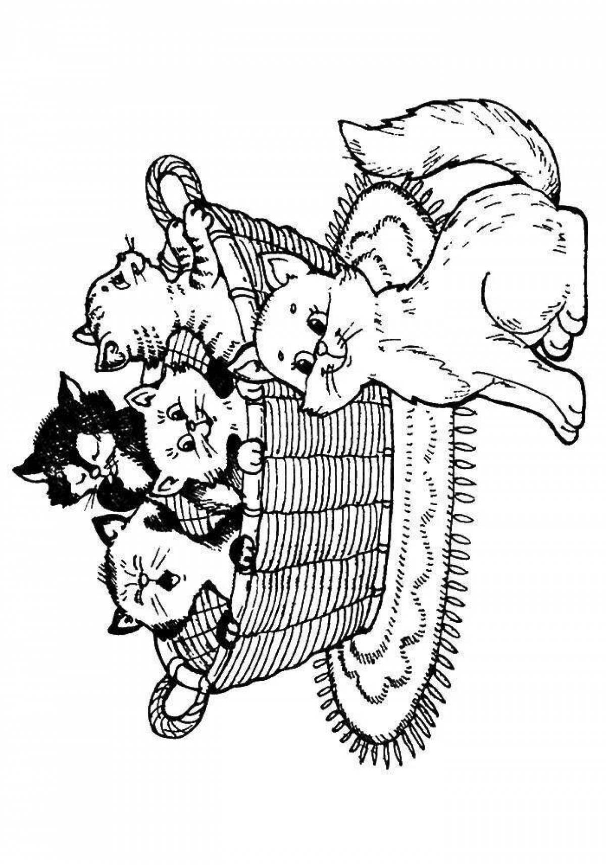 Kittens in a basket #8