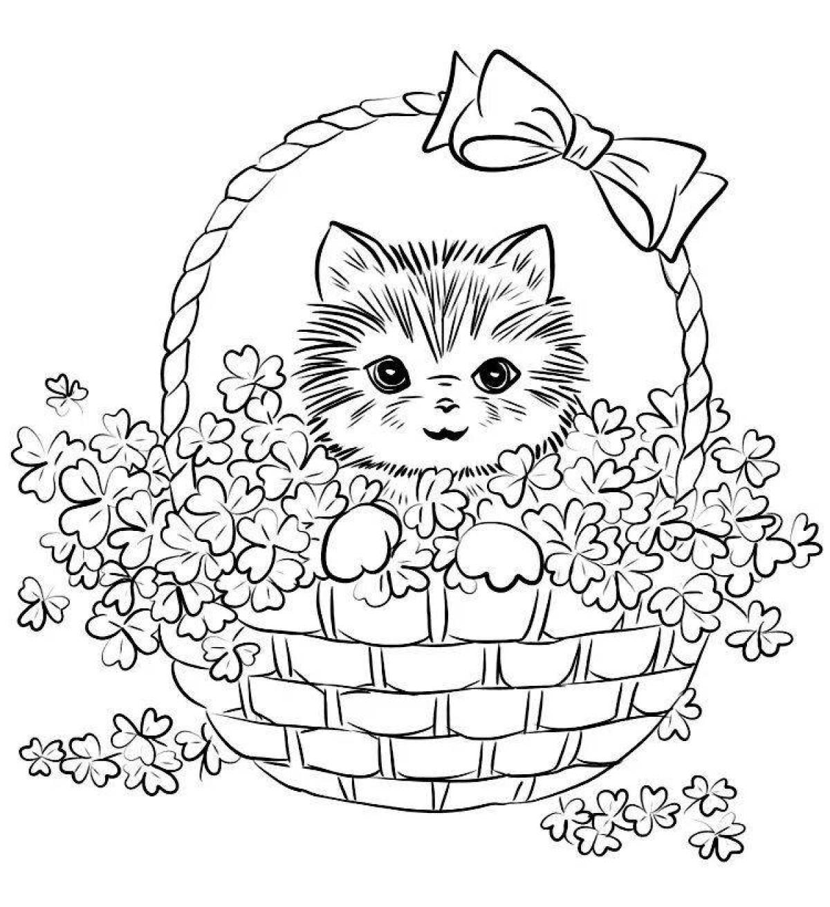 Kittens in a basket #9