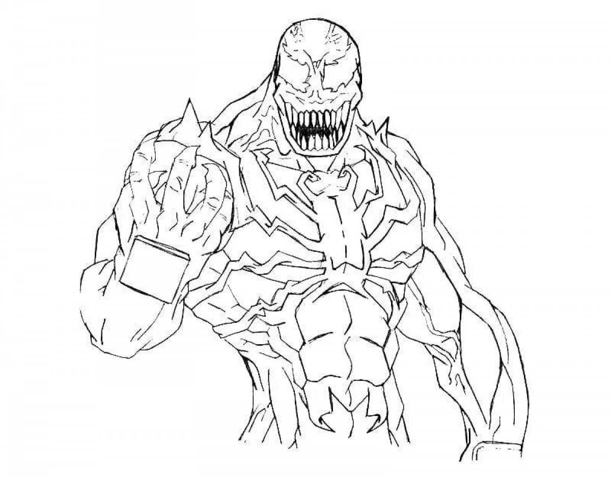 Venom awesome coloring book