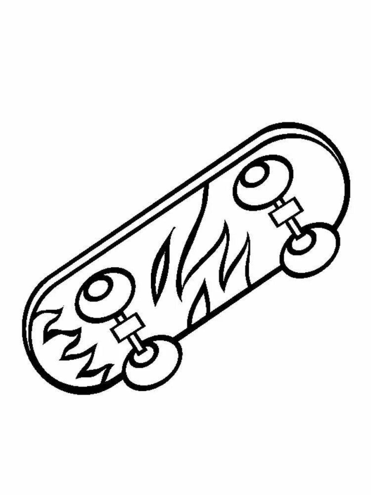 Color creative skate coloring