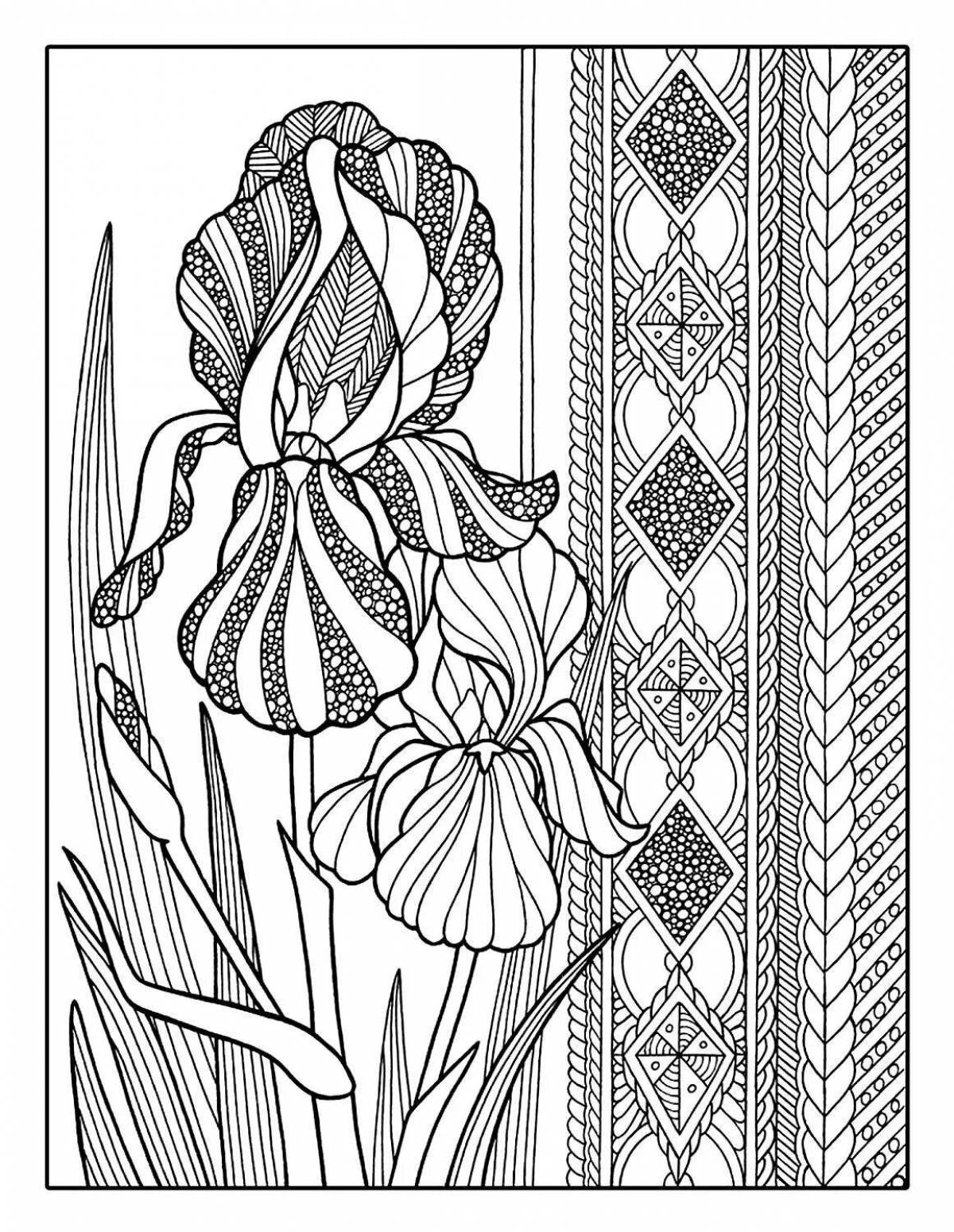 Intriguing zendoodle coloring book