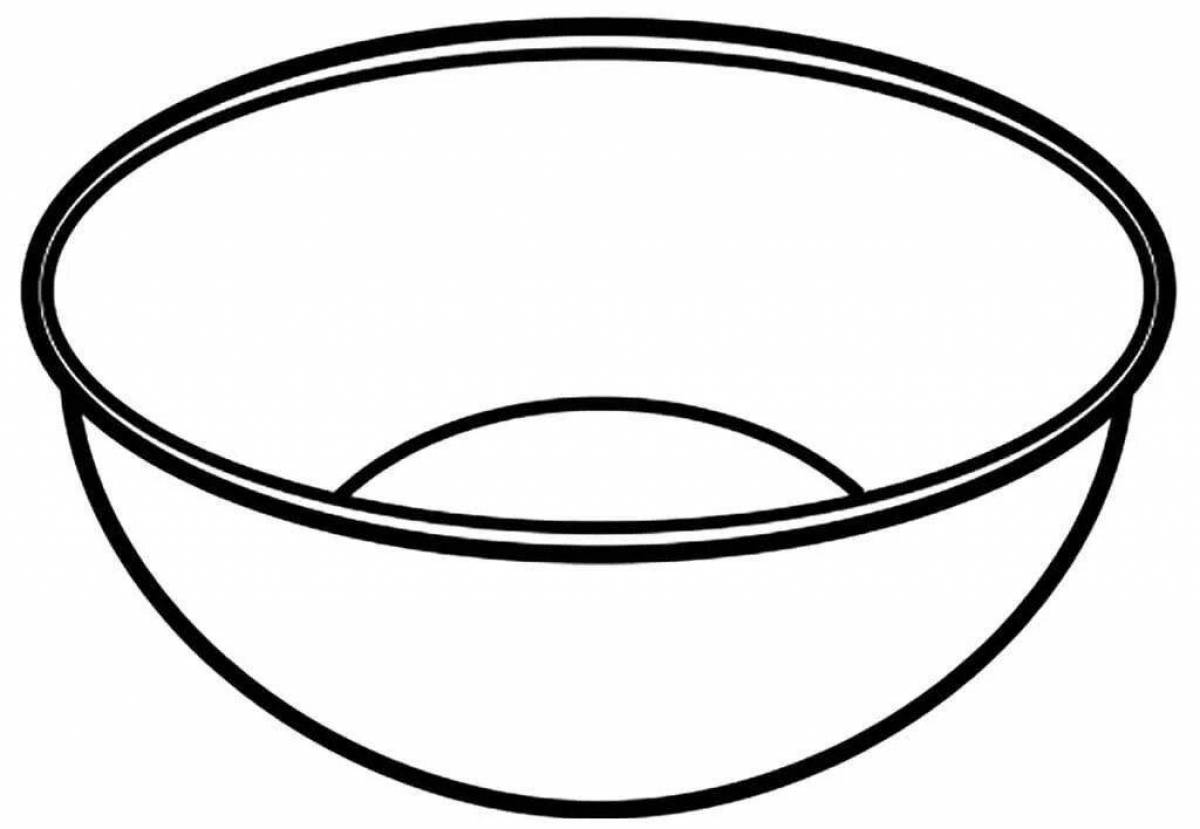 Consolation Plate Coloring Page
