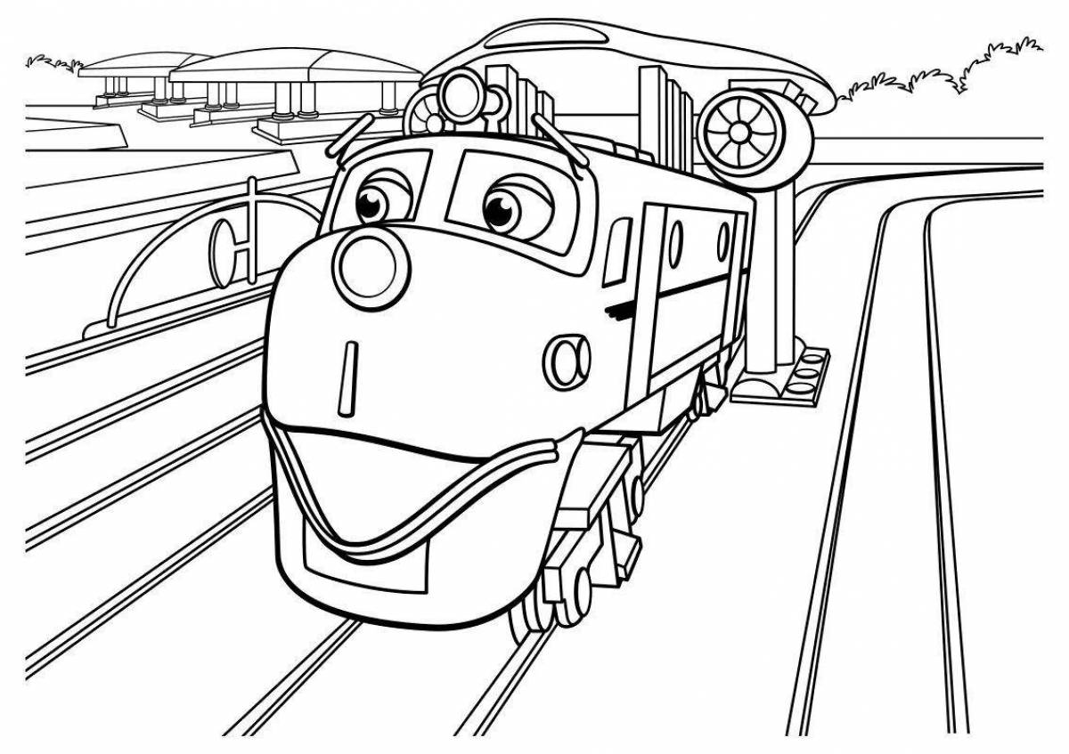 Chuggington's exciting coloring