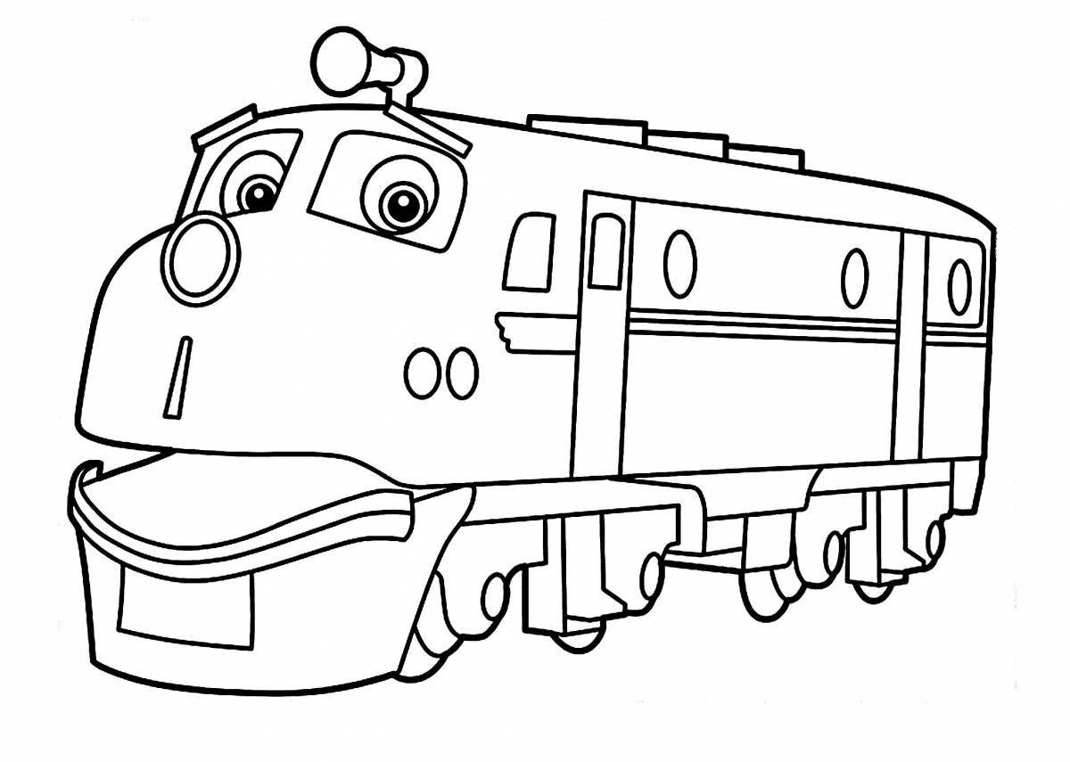 Outstanding chuggington coloring page
