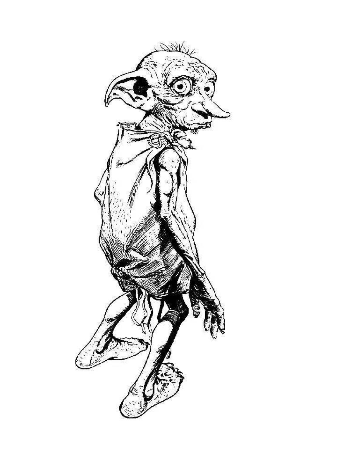 Dobby funny coloring book