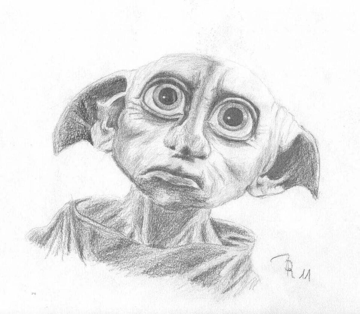 Dobby coloring book