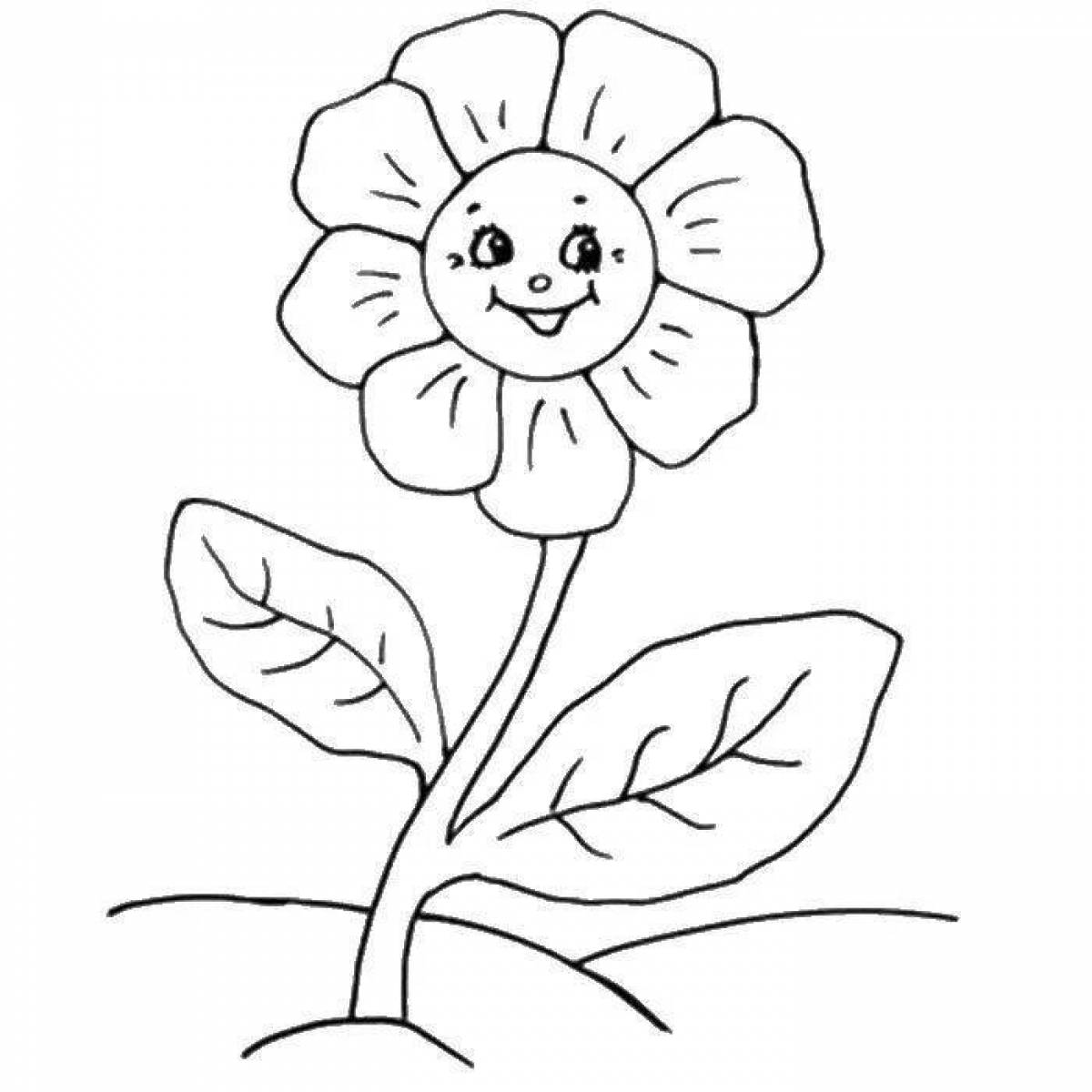 Coloring page friendly ghoul