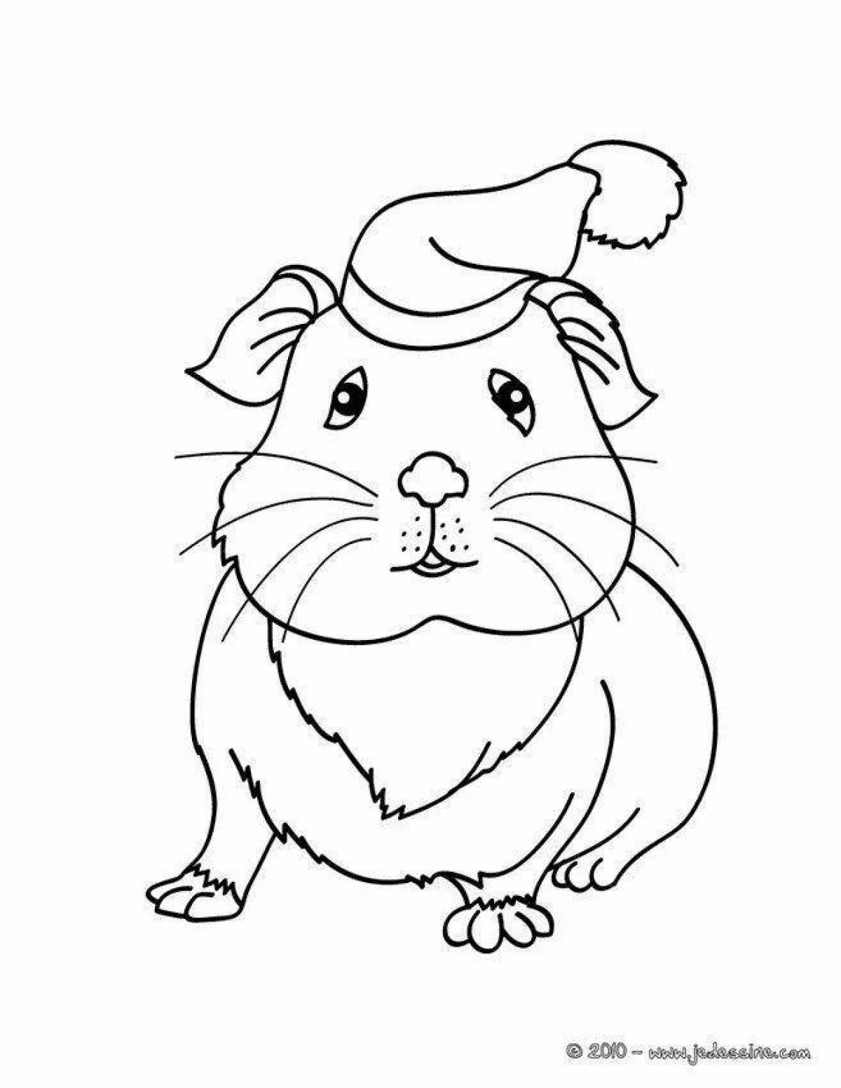 Furry pet coloring pages