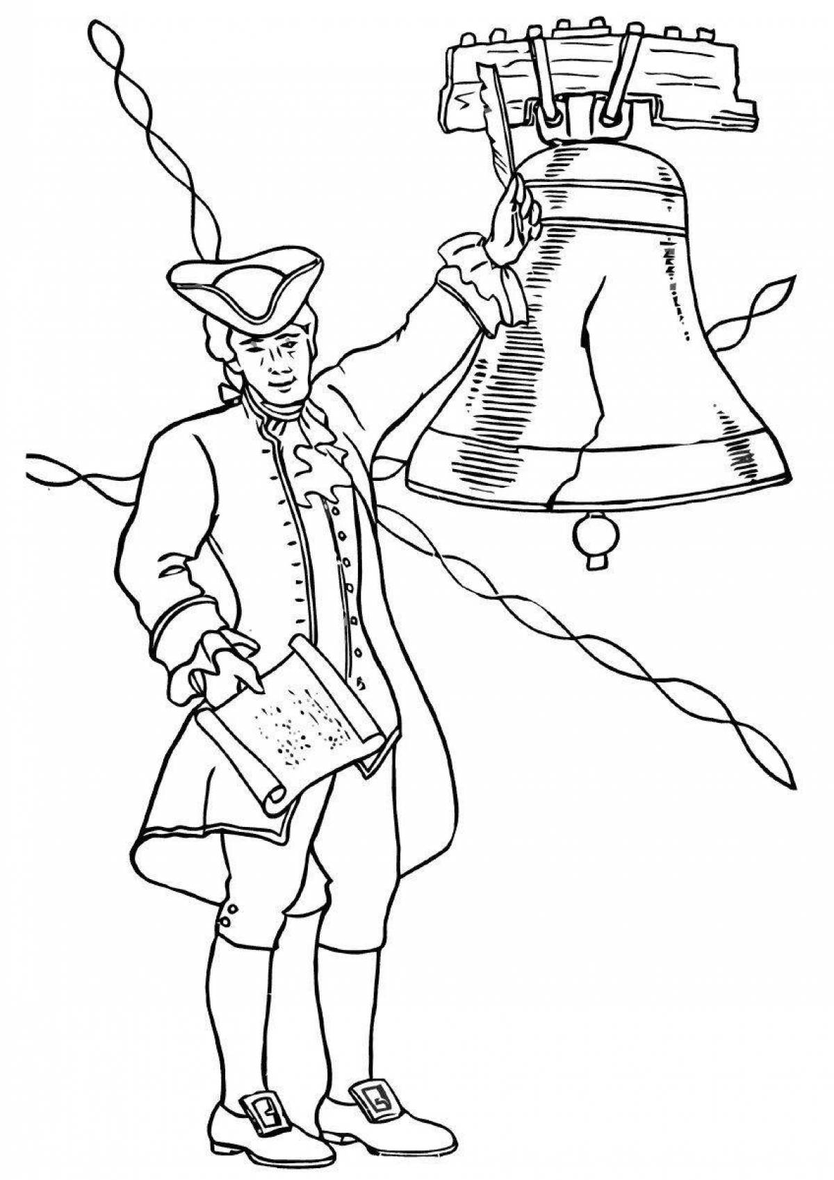 Coloring page magnificent peter 1